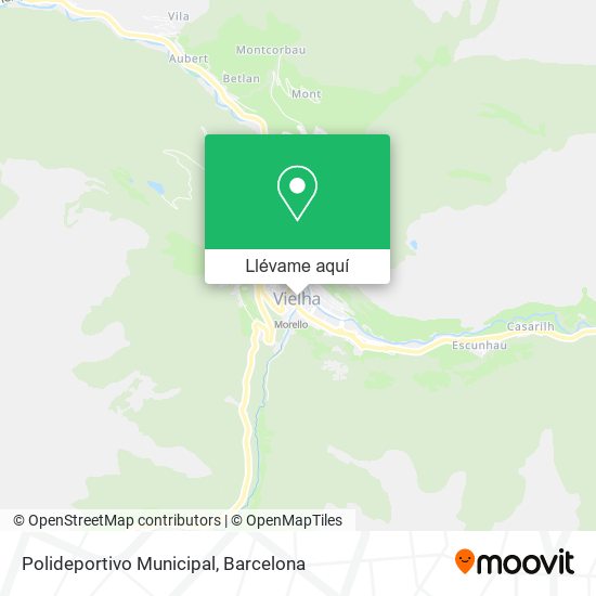 Mapa Polideportivo Municipal