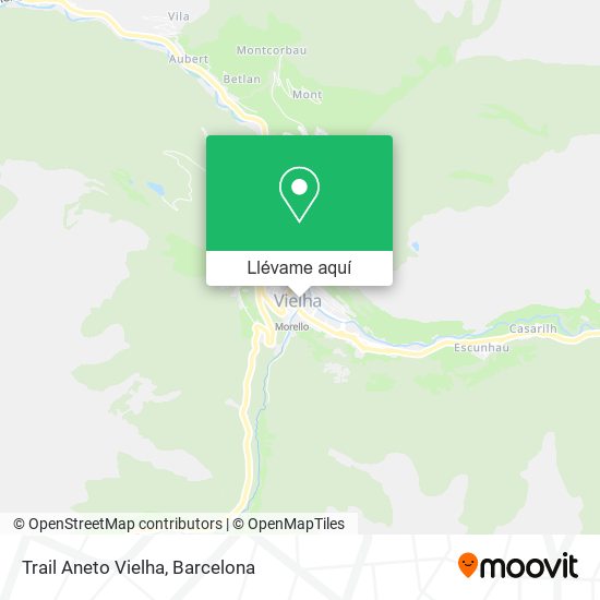 Mapa Trail Aneto Vielha