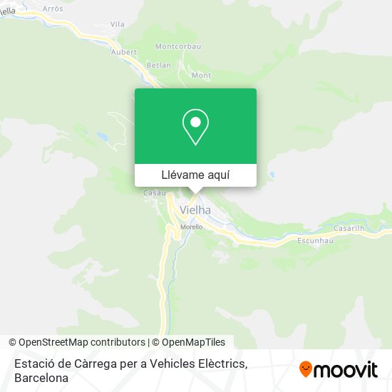 Mapa Estació de Càrrega per a Vehicles Elèctrics