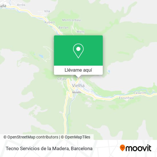 Mapa Tecno Servicios de la Madera