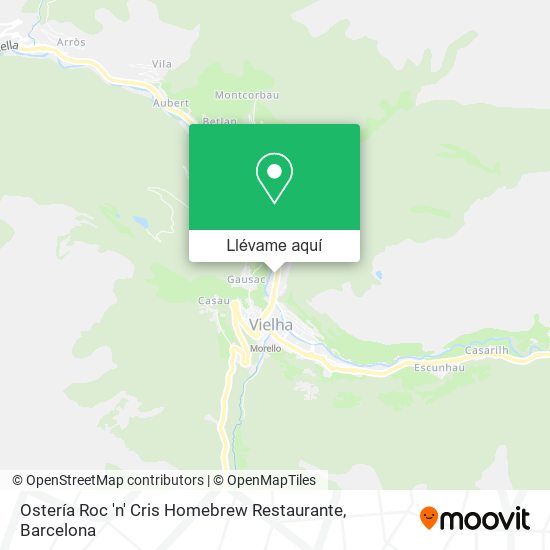 Mapa Ostería Roc 'n' Cris Homebrew Restaurante
