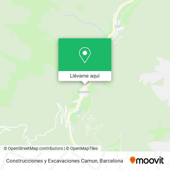 Mapa Construcciones y Excavaciones Camun