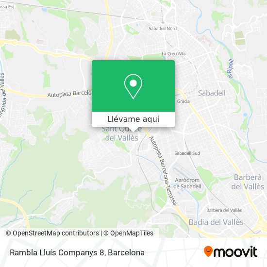 Mapa Rambla Lluís Companys 8