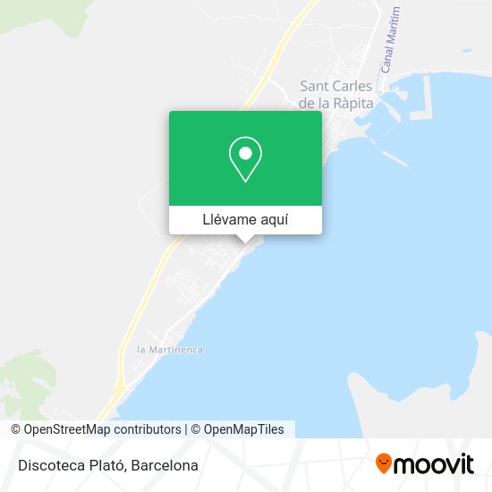 Mapa Discoteca Plató