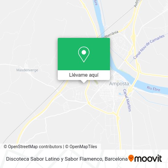 Mapa Discoteca Sabor Latino y Sabor Flamenco