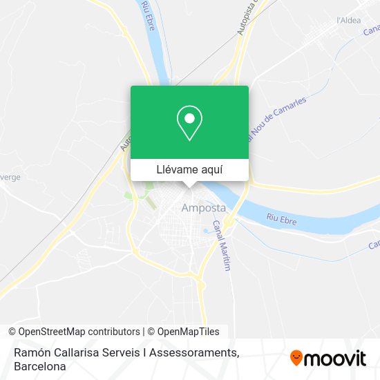 Mapa Ramón Callarisa Serveis I Assessoraments