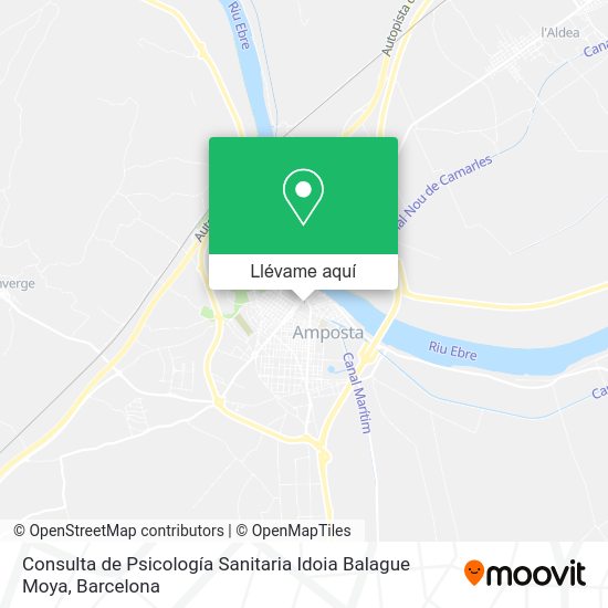 Mapa Consulta de Psicología Sanitaria Idoia Balague Moya