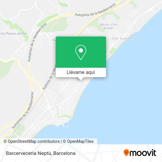 Mapa Barcerveceria Neptù