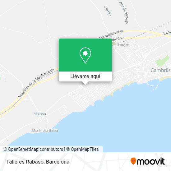 Mapa Talleres Rabaso