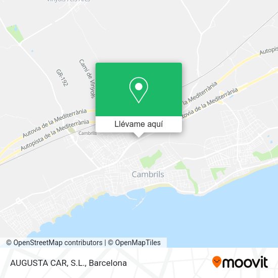 Mapa AUGUSTA CAR, S.L.