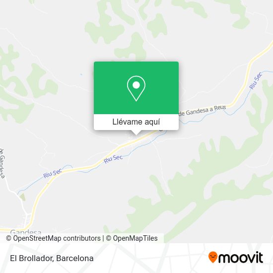 Mapa El Brollador