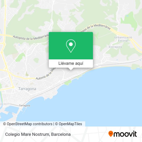 Mapa Colegio Mare Nostrum