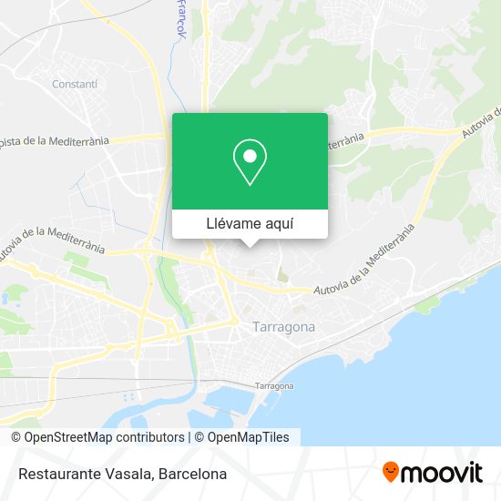 Mapa Restaurante Vasala