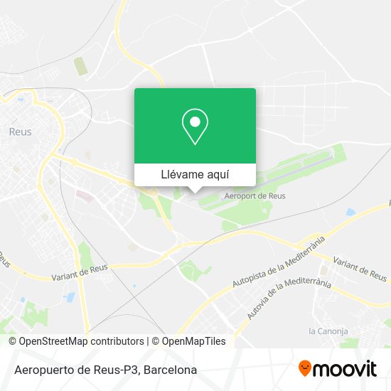 Mapa Aeropuerto de Reus-P3
