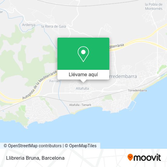 Mapa Llibreria Bruna