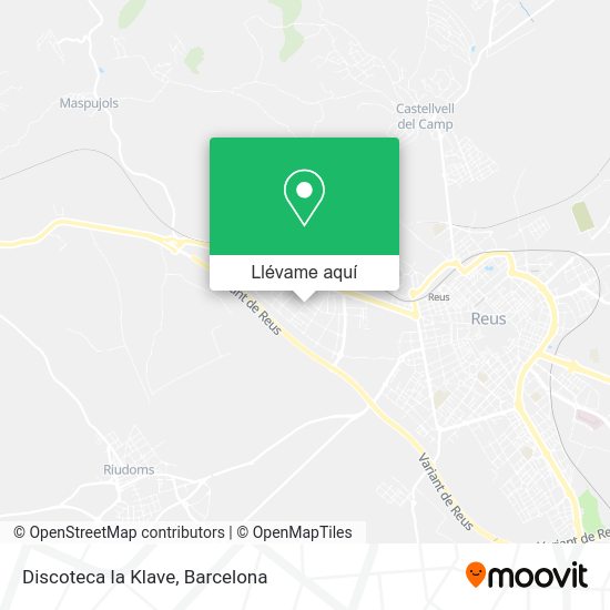 Mapa Discoteca la Klave