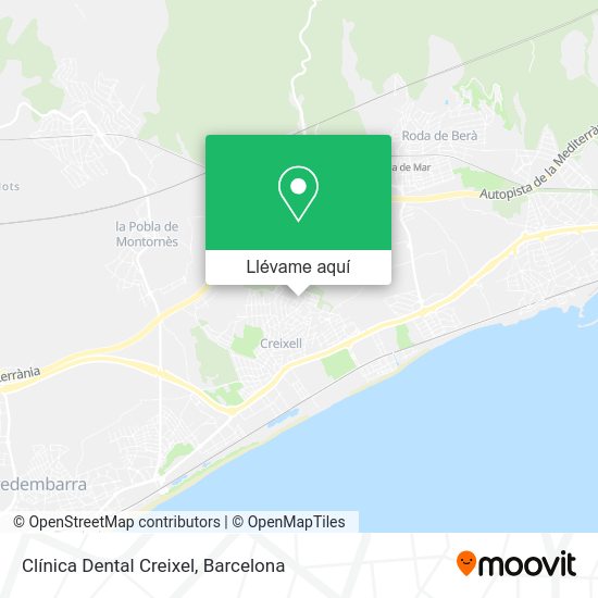 Mapa Clínica Dental Creixel