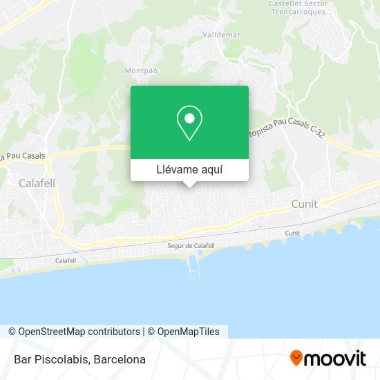 Mapa Bar Piscolabis