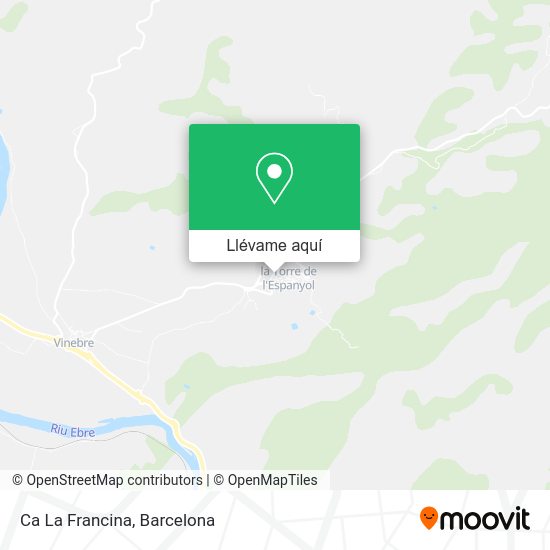 Mapa Ca La Francina