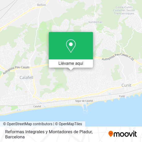 Mapa Reformas Integrales y Montadores de Pladur