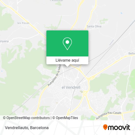 Mapa Vendrellauto
