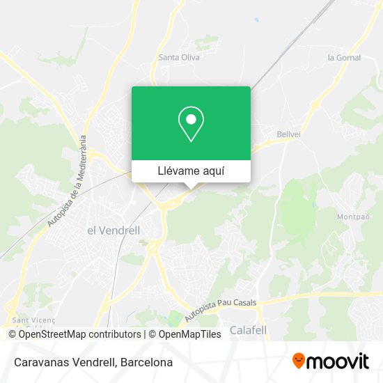 Mapa Caravanas Vendrell