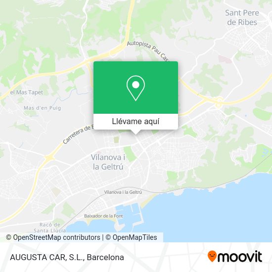 Mapa AUGUSTA CAR, S.L.