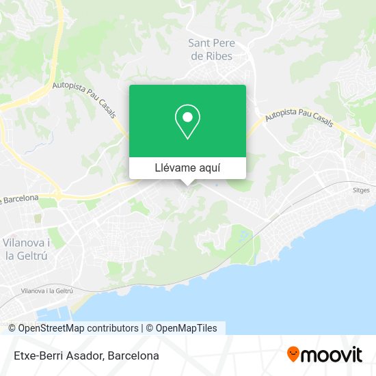 Mapa Etxe-Berri Asador