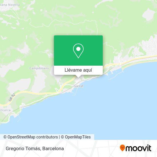 Mapa Gregorio Tomás