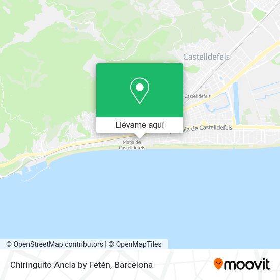 Mapa Chiringuito Ancla by Fetén