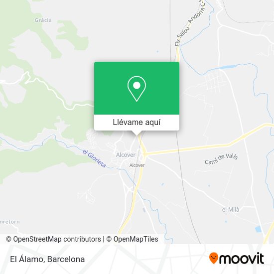 Mapa El Álamo