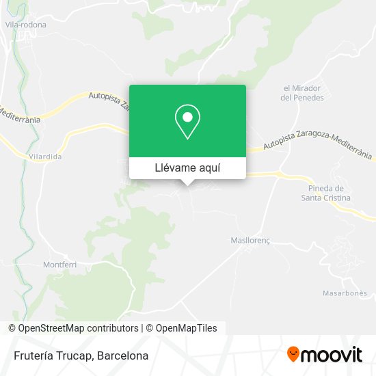 Mapa Frutería Trucap