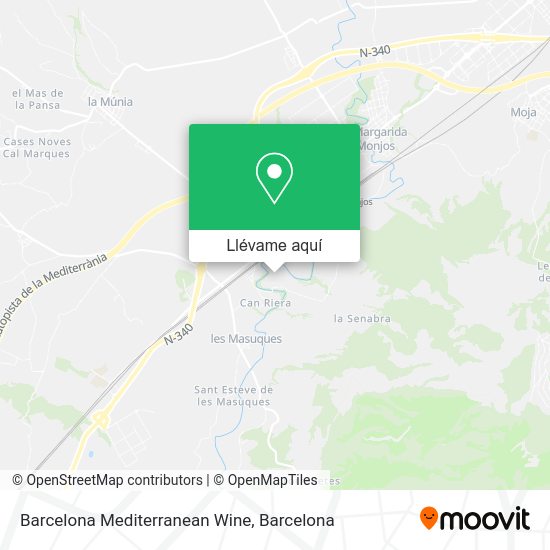 Mapa Barcelona Mediterranean Wine
