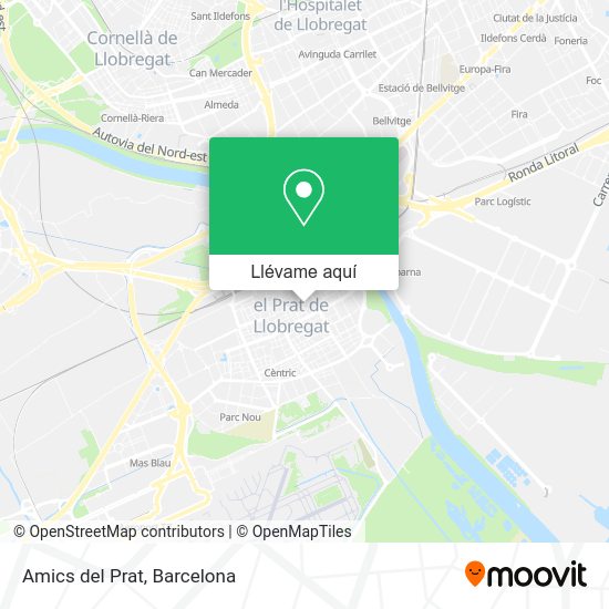 Mapa Amics del Prat