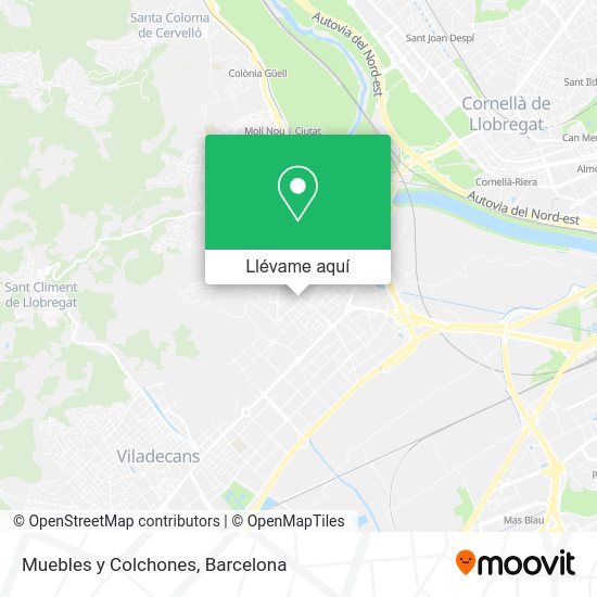Mapa Muebles y Colchones