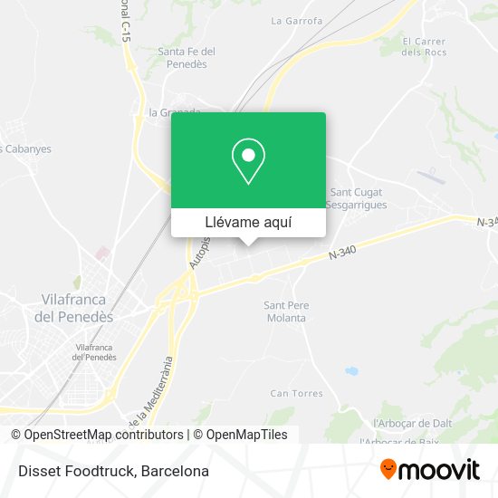 Mapa Disset Foodtruck
