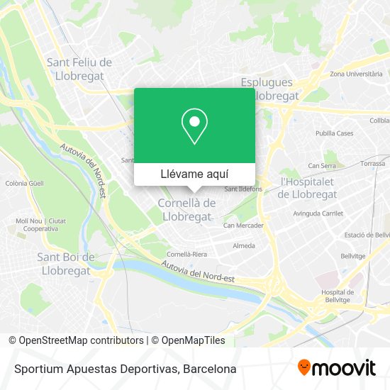 Mapa Sportium Apuestas Deportivas