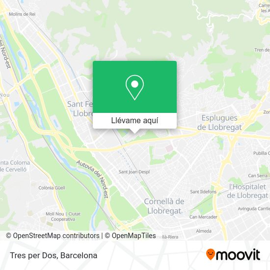 Mapa Tres per Dos