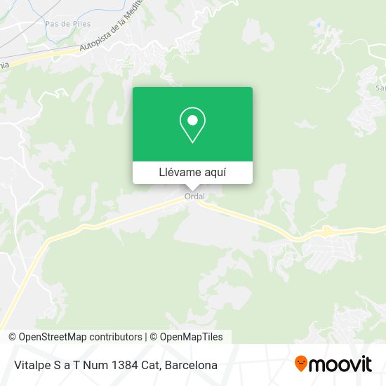 Mapa Vitalpe S a T Num 1384 Cat