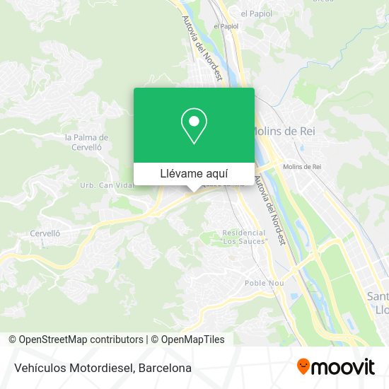 Mapa Vehículos Motordiesel