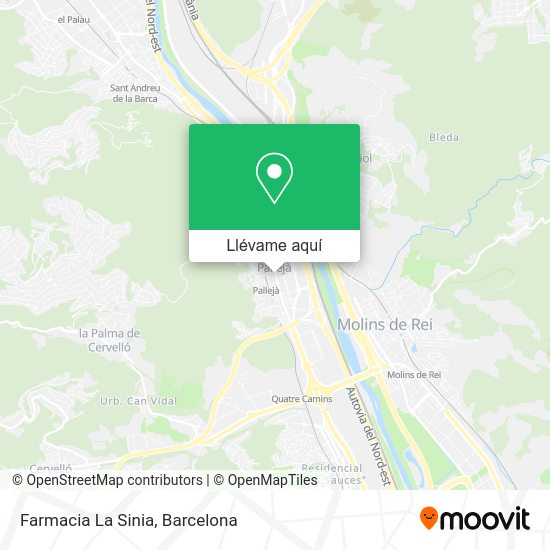 Mapa Farmacia La Sinia