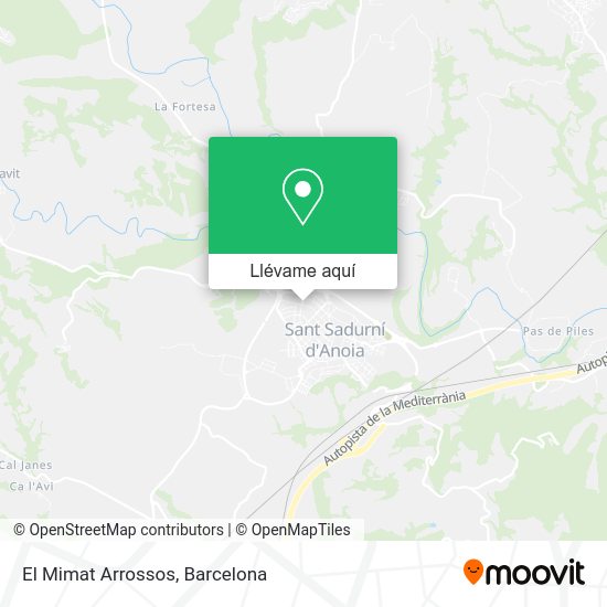 Mapa El Mimat Arrossos
