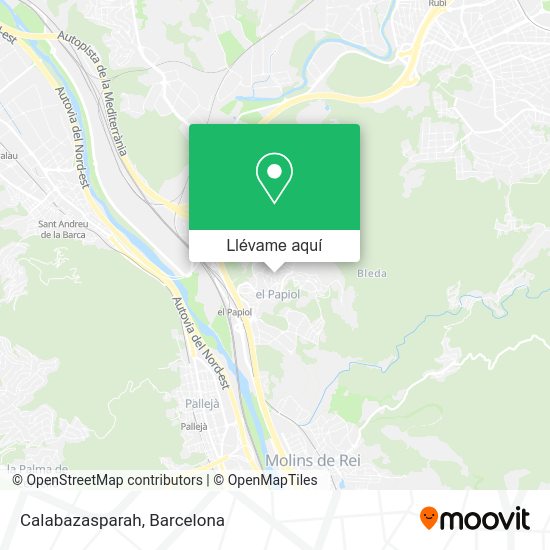 Mapa Calabazasparah