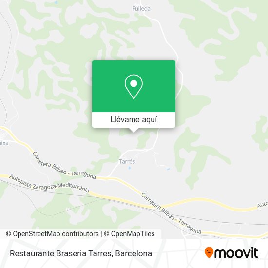 Mapa Restaurante Braseria Tarres