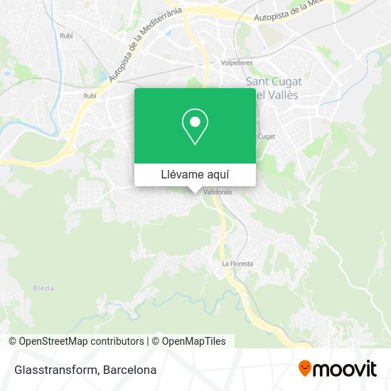 Mapa Glasstransform
