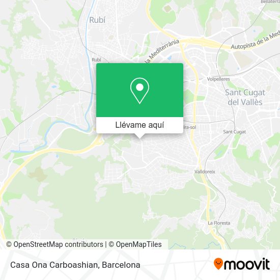 Mapa Casa Ona Carboashian