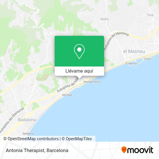 Mapa Antonia Therapist