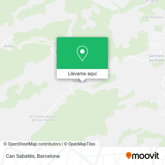 Mapa Can Sabatés