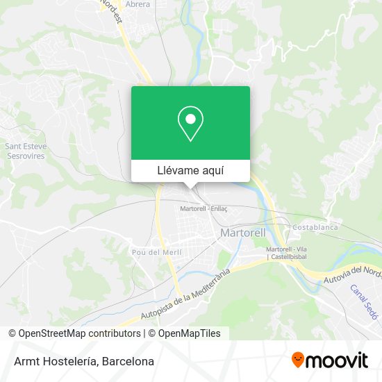 Mapa Armt Hostelería