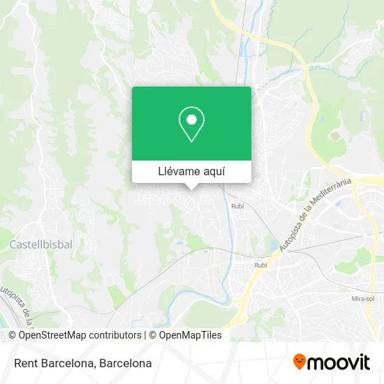 Mapa Rent Barcelona